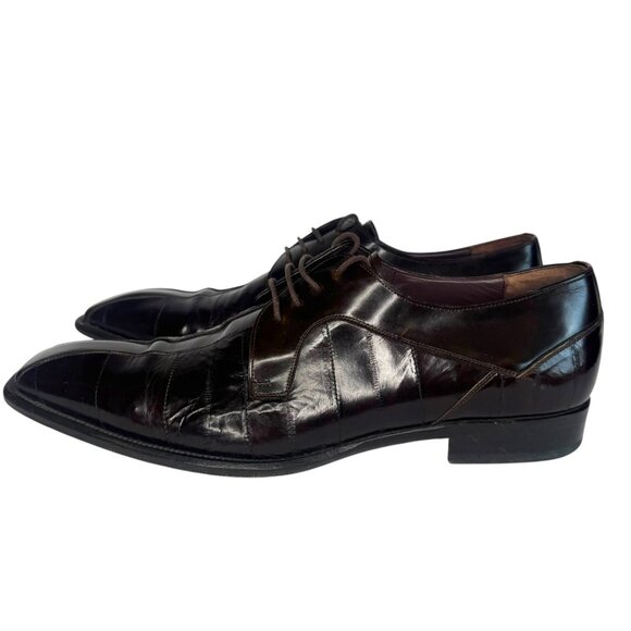 Mezlan Mens Dark Brown Lace Up Square Toe Dress Shoes Spain Size 11 main image 8